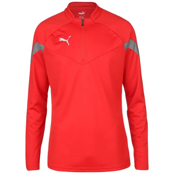 Лонгслив Puma TeamFinal Training 1/4 Zip Top, красный