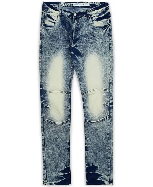 Мужские большие и высокие джинсы из денима средней промывки Reason