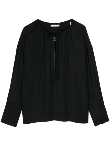 Блуза на полумолнии Helmut Lang, черный