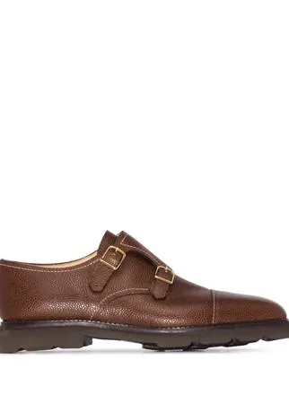 John Lobb туфли монки с пряжками