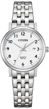 Японские наручные  женские часы Citizen EU6090-54A. Коллекция Basic