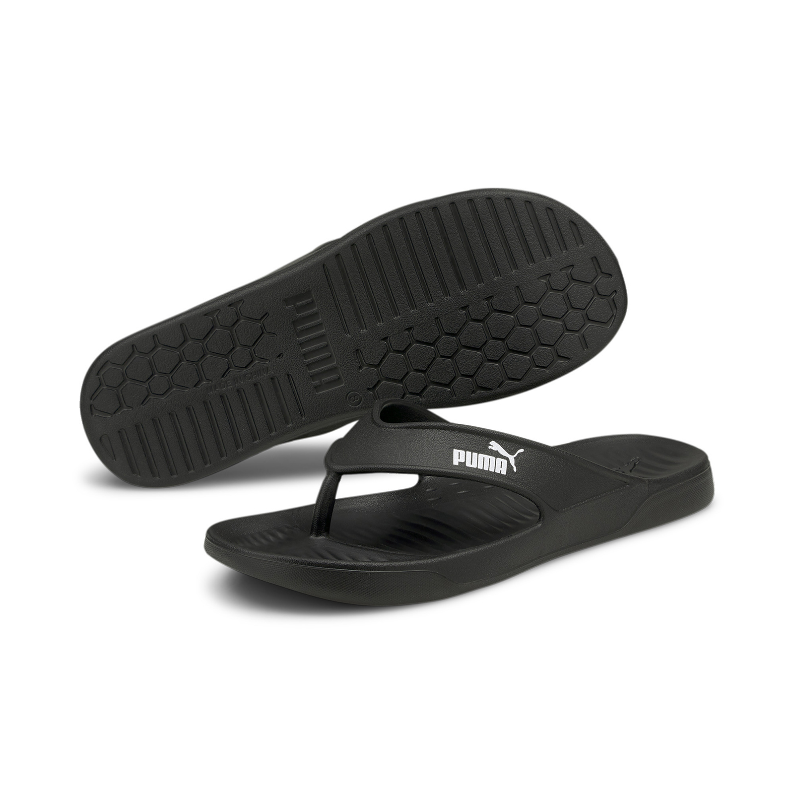 Шлепанцы мужские PUMA Aqua Flip черные 4 UK