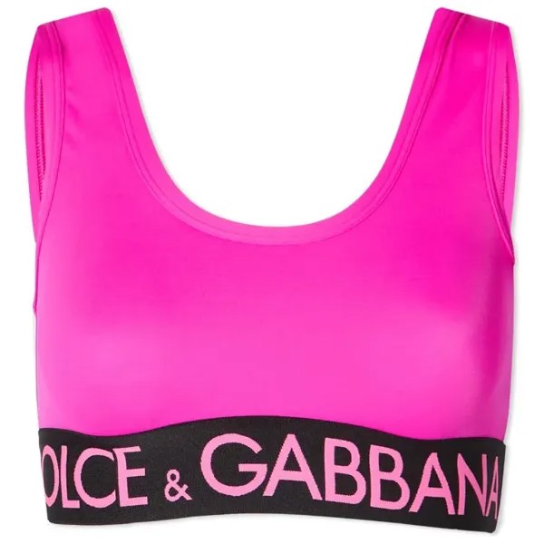 Топ-бралет Dolce & Gabbana, розовый