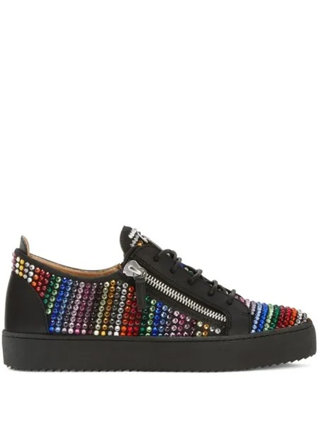 Giuseppe Zanotti кроссовки Frankie Strass, черный