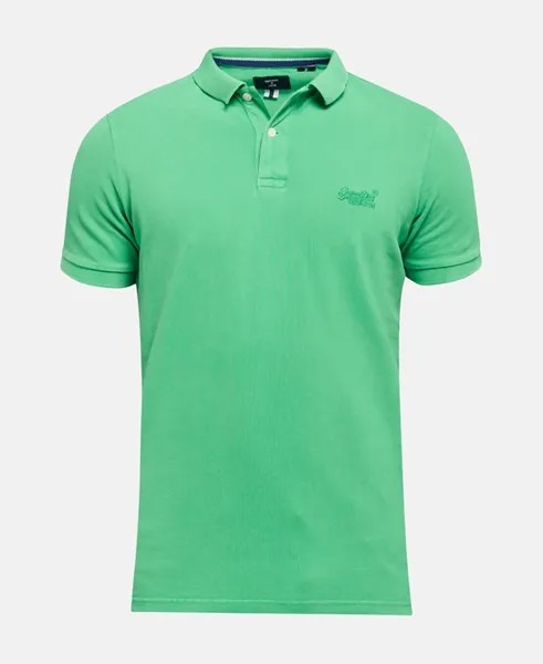 Рубашка поло Superdry, зеленый