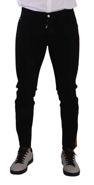Джинсы DOLCE - GABBANA Черные хлопковые эластичные джинсы скинни IT48/ W34/ M Рекомендуемая розничная цена 900 долларов США