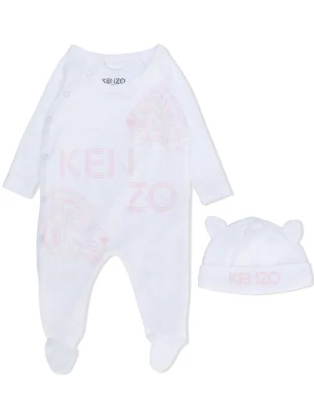 Kenzo Kids комбинезон с изображением тигра