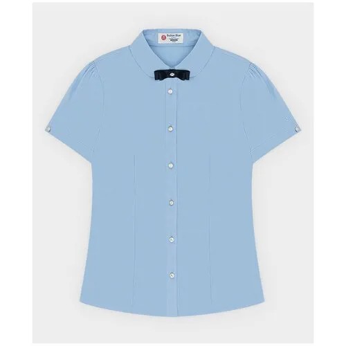 Школьная блуза Button Blue, размер 134, голубой