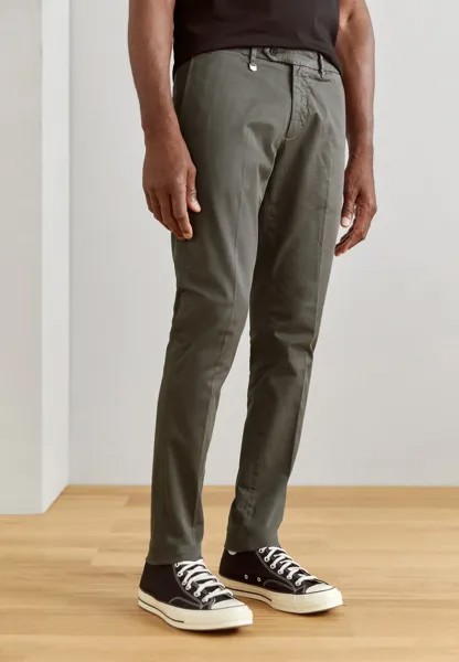 Chino Trousers Bryan In Dobby Stretch Garment Dye Antony Morato, цвет antracit