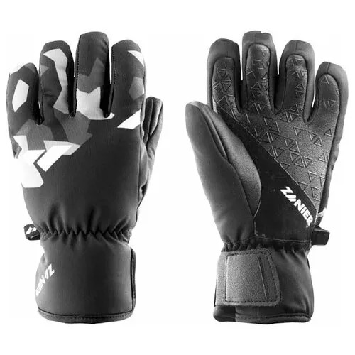Перчатки детские ZANIER SILLIAN STX (21/22) Camo-Black, размер 4,5