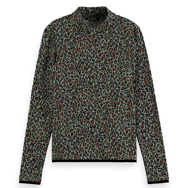 Футболка с длинным рукавом Scotch & Soda 173269, зеленый