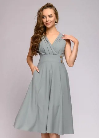 Вечернее платье женское 1001dress 0112001-30069GY серое 46