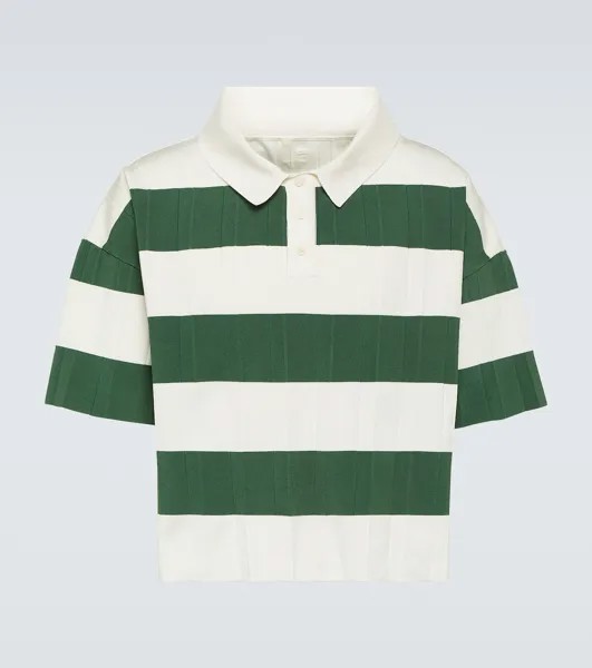 Рубашка-Поло со складками в полоску Le Polo Bimini Jacquemus, мультиколор