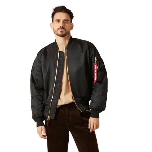 Бомбер ALPHA INDUSTRIES, размер 2XL, черный