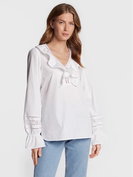 Блуза свободного кроя Max&Co., белый