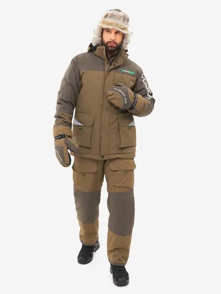 Костюм мужской зимний Huntsman Yukon Ice, ткань Breathable, Зеленый