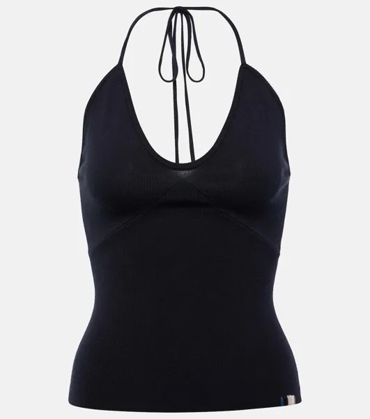 Топ Plaza из смеси хлопка и кашемира Extreme Cashmere, черный
