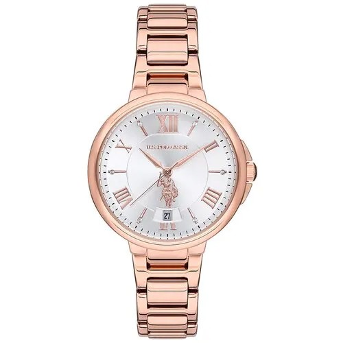 Наручные часы U.S. POLO ASSN. USPA2012-01, розовый, серебряный