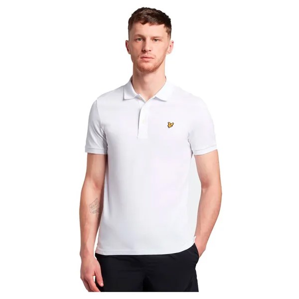 Поло с коротким рукавом Lyle & Scott Plain, белый