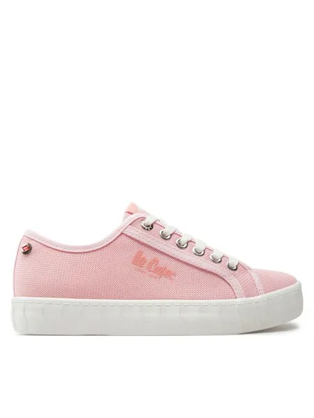 Тканевые кроссовки Lee Cooper, розовый