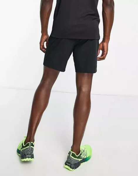 Черные быстросохнущие тренировочные шорты 7 дюймов ASOS Icon