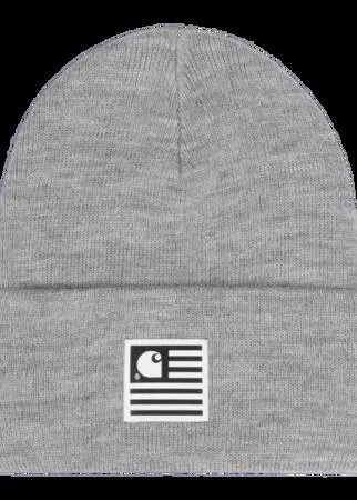 Шапка CARHARTT WIP State Beanie Grey Heather 2022