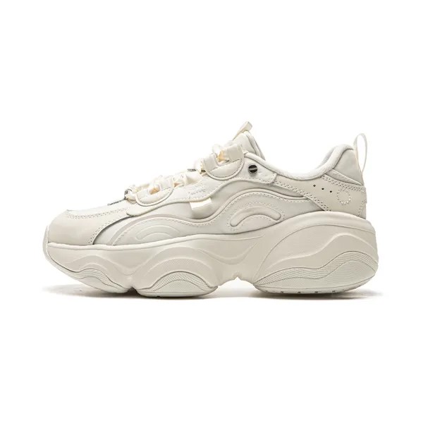 Кроссовки LINING Honey Lifestyle Shoes Women's Low-top Milky White, слоновая кость