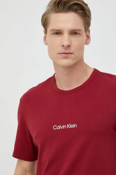 Пижамная футболка Calvin Klein Underwear, красный
