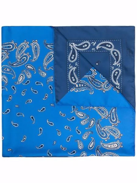 Kenzo шелковый платок с принтом пейсли