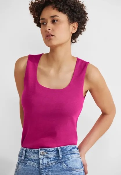 Майка STREET ONE из мягкой смеси хлопка, цвет Magnolia Pink