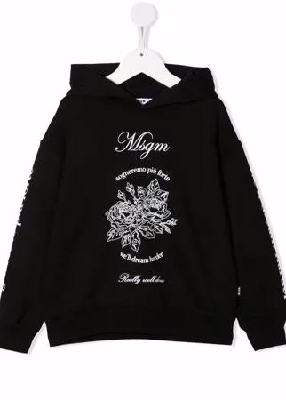 MSGM Kids худи с логотипом