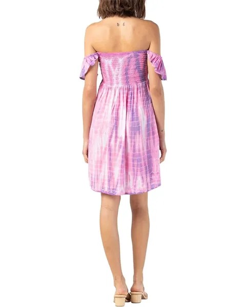 Платье Tiare Hawaii Hollie Mini Dress, цвет Pink Gray Leo