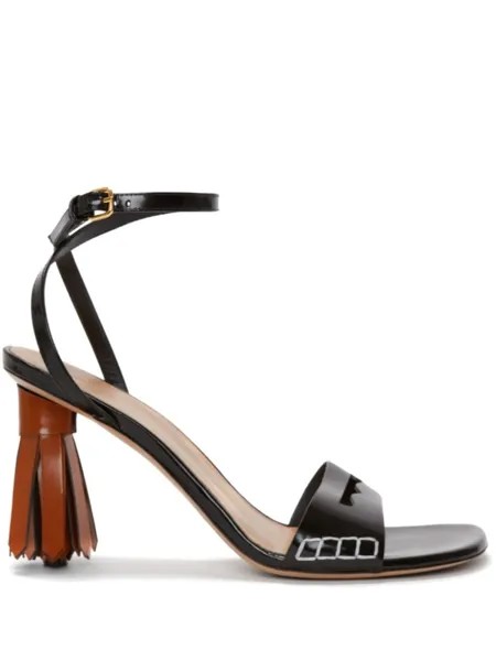 JW Anderson босоножки с кисточками, черный