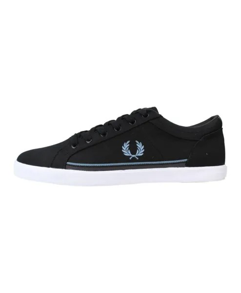 Кроссовки Baseline из твила Fred Perry, черный