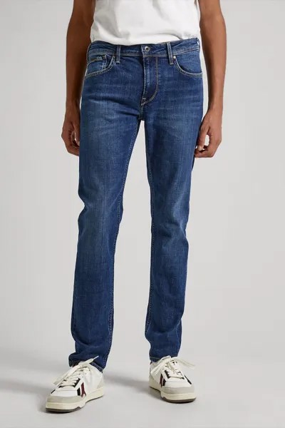 Узкие джинсы Pepe Jeans London, синий
