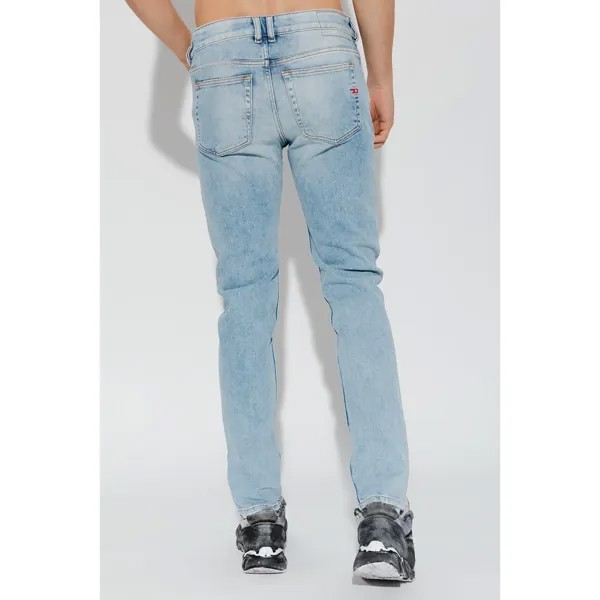 Хлопковые джинсы и мужские брюки Diesel, цвет Light Blue