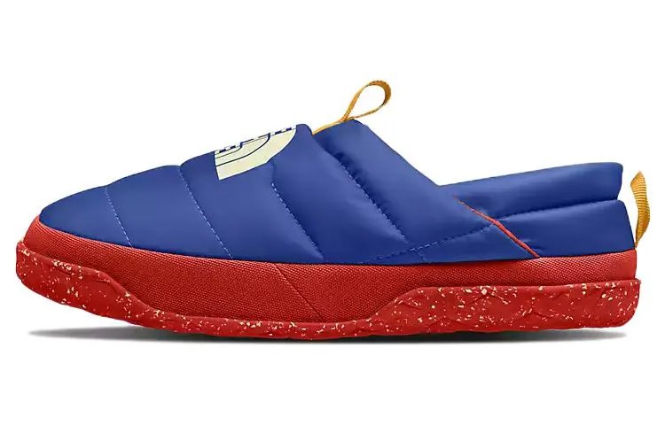 THE NORTH FACE Nuptse Lifestyle Shoes Men Low-top Blue/Red