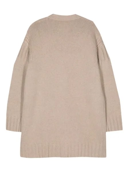 Jil Sander кашемировый кардиган, нейтральный цвет