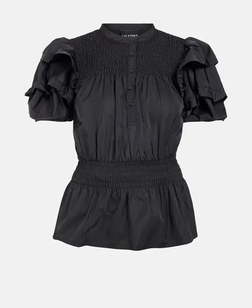 Рубашка блузка Zac Posen, черный