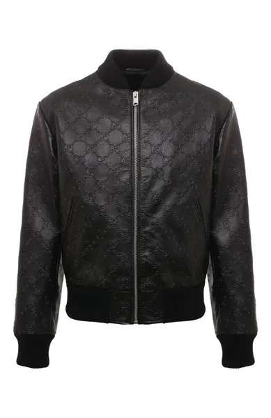 Кожаный бомбер Gucci