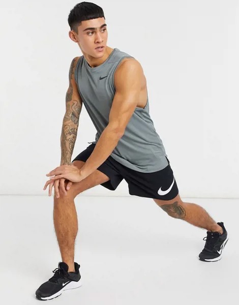 Серая майка Nike Training-Серый