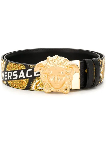 Versace ремень с принтом