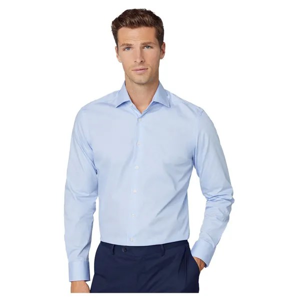 Рубашка с длинным рукавом Hackett Formal Gingham, синий