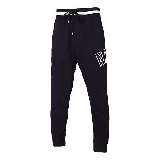 Спортивные штаны Nike Casual Sports Slim Fit Fleece Long Pants Black, черный