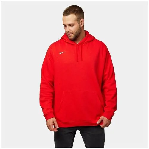 Мужская спортивная толстовка Nike Club Fleece Hoodie - Grey