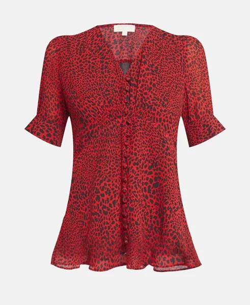 Рубашка блузка Michael Michael Kors, красный