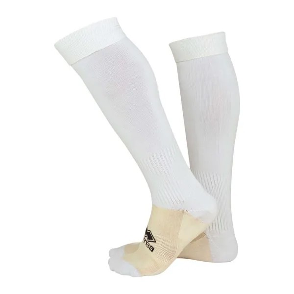 Носки Errea Socks With Foot Pl Kid Полиэстер 000001 Белый Взрослый