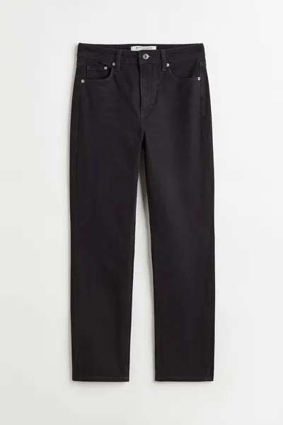 Узкие джинсы до щиколотки H&M, черный