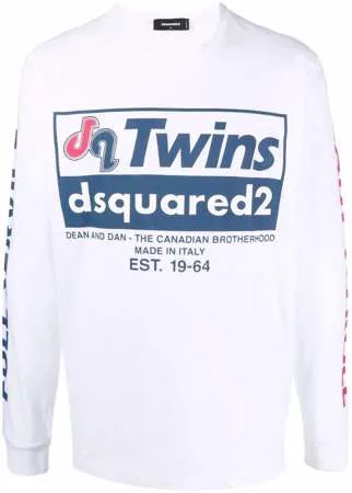 Dsquared2 футболка с длинными рукавами и логотипом