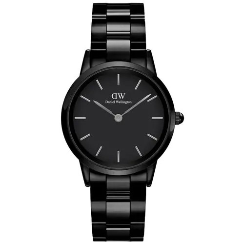 Наручные часы Daniel Wellington Iconic Link, черный